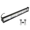 Allextreme EXW72L1 96 LED Fog Light 18 Inch Flood LED Work Double Row White Light Waterproof Driving Lamp Universal for Car Motorcycle Bike (72W, 1 Pc)