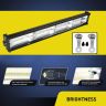 Allextreme EXW72L1 96 LED Fog Light 18 Inch Flood LED Work Double Row White Light Waterproof Driving Lamp Universal for Car Motorcycle Bike (72W, 1 Pc)