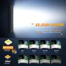 Allextreme EXW72L1 96 LED Fog Light 18 Inch Flood LED Work Double Row White Light Waterproof Driving Lamp Universal for Car Motorcycle Bike (72W, 1 Pc)