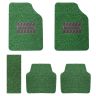 AllExtreme EXMSF05 Front Rear Car Floor Mat 12mm for Universal Cars Anti Slip All Weather Heavy Duty Vehicle Carpet (Set of 5, Green)