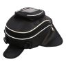 Allextreme EXFTB12 Magnetic Fuel Tank Bag with Night Reflectors & Rain Cover Multi-Pocket Storage Compartments Universal Fit Accessory for All Motorcycles Bike (Black)
