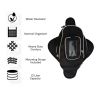 Allextreme EXFTB12 Magnetic Fuel Tank Bag with Night Reflectors & Rain Cover Multi-Pocket Storage Compartments Universal Fit Accessory for All Motorcycles Bike (Black)
