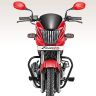 Allextreme EXPVC01 PVC Front Head Light, Tail Light & Indicator Grill Cover Set Compatible With Hero Passion (Black)