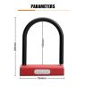 AllExtreme ANS-U1L Bluetooth Anti Theft U Lock with Combination Password & App Unlock for Car, Motorcycle, Bicycle & Home