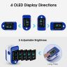 Allextreme Fingertip Pulse Oximeter with OLED Display Blood Oxygen SpO2 Saturation Level, Heart Rate Monitor & Waveform Sensor
