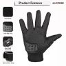 Allextreme EXO2FG08 Probiker Motorcycle Full Finger Riding Gloves for Bike Racing & Sports Hand Glove for Men and Women (XL, White)