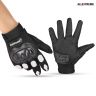 Allextreme EXO2FG08 Probiker Motorcycle Full Finger Riding Gloves for Bike Racing & Sports Hand Glove for Men and Women (XL, White)
