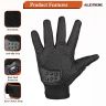 Allextreme EXO2FG04 Probiker Motorcycle Full Finger Riding Gloves for Bike Racing & Sports Hand Glove for Men and Women (XL, Orange)