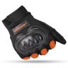Allextreme EXO2FG04 Probiker Motorcycle Full Finger Riding Gloves for Bike Racing & Sports Hand Glove for Men and Women (XL, Orange)