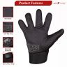 Allextreme EXO2FG02 Motorcycle Full Finger Riding Gloves for Bike Racing & Sports Hand Glove for Men and Women (XL, Yellow)