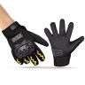 Allextreme EXO2FG02 Motorcycle Full Finger Riding Gloves for Bike Racing & Sports Hand Glove for Men and Women (XL, Yellow)