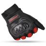 Allextreme EXO2FG05 Probiker Motorcycle Full Finger Riding Gloves for Bike Racing & Sports Hand Glove for Men and Women (XL, Red)
