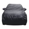 Allextreme HV7004 Car Body Cover Compatible with Hyundai Venue Custom Fit Dustproof UV Heat Resistant Indoor Outdoor Body Protection (Grey with Mirror)