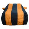 Allextreme HV7011 Car Body Cover Compatible with Hyundai Venue Custom Fit Dustproof UV Heat Resistant Indoor Outdoor Body Protection (Navy Blue & Orange)