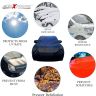 Allextreme K7008 Car Body Cover Compatible with Kia Seltos Custom Fit Dustproof UV Heat Resistant Indoor Outdoor Body Protection (Navy Blue with mirror)
