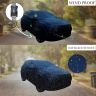 Allextreme K7008 Car Body Cover Compatible with Kia Seltos Custom Fit Dustproof UV Heat Resistant Indoor Outdoor Body Protection (Navy Blue with mirror)