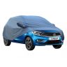 Allextreme TT7006 Car Body Cover Compatible with Tata Tiago Custom Fit Dustproof UV Heat Resistant Indoor Outdoor Body Protection (Blue with Mirror)