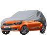 Allextreme TT7002 Car Body Cover Compatible with Tata Tiago Custom Fit Dustproof UV Heat Resistant Indoor Outdoor Body Protection (Silver without Mirror)