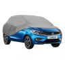 Allextreme TT7001 Car Body Cover Compatible with Tata TIAGO Custom Fit Dustproof UV Heat Resistant Indoor Outdoor Body Protection (Grey without Mirror)