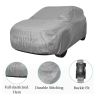 Allextreme TT7001 Car Body Cover Compatible with Tata TIAGO Custom Fit Dustproof UV Heat Resistant Indoor Outdoor Body Protection (Grey without Mirror)