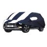 Allextreme HC7015 Car Body Cover Compatible with Hyundai Creta Custom Fit Dustproof UV Heat Resistant Indoor Outdoor Body Protection (Navy Blue & White)