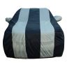 Allextreme TN7005 Car Body Cover Compatible with Tata Nexon Custom Fit Dustproof UV Heat Resistant Indoor Outdoor Body Protection (Blue & Silver with Mirror)