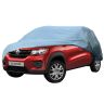 Allextreme RK7001 Car Body Cover Compatible with Renault KWID Custom Fit Dustproof UV Heat Resistant Indoor Outdoor Body Protection (Grey without Mirror)