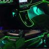 Allextreme AXNLED2 Neon LED Flexible Strip Light 12V Decorative Interior Exterior Car Truck Styling EL Wire Glow String Tube (Green, 5M)