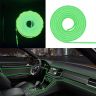 Allextreme AXNLED2 Neon LED Flexible Strip Light 12V Decorative Interior Exterior Car Truck Styling EL Wire Glow String Tube (Green, 5M)