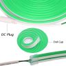 Allextreme AXNLED2 Neon LED Flexible Strip Light 12V Decorative Interior Exterior Car Truck Styling EL Wire Glow String Tube (Green, 5M)
