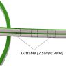 Allextreme AXNLED2 Neon LED Flexible Strip Light 12V Decorative Interior Exterior Car Truck Styling EL Wire Glow String Tube (Green, 5M)