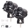 Allextreme EXG20F2 LED Fog Light Spot Beam 20W Projector Lens Heavy Duty Waterproof Driving Lamp for Motorcycle Bike Car SUV (2 Pcs)