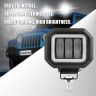 Allextreme EXS30F2 LED Fog Light Spot Beam 20W Projector Lens Heavy Duty Waterproof Driving Lamp for Motorcycle Bike Car SUV (2 Pcs, Blue & White)