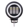 Allextreme EXR30F1 LED Fog Light Spot Beam 20W Projector Lens Heavy Duty Waterproof Driving Lamp for Motorcycle Bike Car SUV (1 Pc, Red & White)