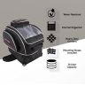 Allextreme EXFTB19 Magnetic Fuel Tank Bag with Rain Cover Multi-Pocket Storage Compartments Universal Fit Accessory for All Motorcycles Bike (Black)