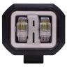 Allextreme EXTC20F1 LED White Fog Light Spot Beam 20W Projector Lens Heavy Duty Waterproof Driving Lamp for Motorcycle Bike Car SUV (1 Pc, Red & Amber)