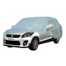 Allextreme ME7007 100% Tested Waterproof Car Body Cover Compatible with Maruti Suzuki Ertiga Custom Fit Dustproof UV Heat Resistant Indoor Outdoor Body Protection (Reflective Silver with Mirror)