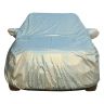Allextreme ME7007 100% Tested Waterproof Car Body Cover Compatible with Maruti Suzuki Ertiga Custom Fit Dustproof UV Heat Resistant Indoor Outdoor Body Protection (Reflective Silver with Mirror)