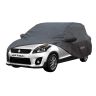 Allextreme ME7004 Car Body Cover Compatible with Maruti Suzuki Ertiga Custom Fit Dustproof UV Heat Resistant Indoor Outdoor Body Protection (Grey with Mirror)
