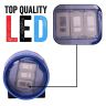 Allextreme EXLPRBL2 3 LED Flash Strobe Light Police Emergency Warning Lamp for Motorcycle, Car & Bike (6W, Random Color, 2 Pcs)