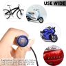 Allextreme EXLPRBL2 3 LED Flash Strobe Light Police Emergency Warning Lamp for Motorcycle, Car & Bike (6W, Random Color, 2 Pcs)