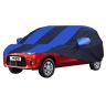 Allextreme M85002 Car Body Cover Compatible with Maruti Suzuki Alto 800 Custom Fit Dustproof UV Heat Resistant Indoor Outdoor Body Protection (Navy Blue & Blue with Mirror)