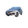 Allextreme TL5001 Car Body Cover Compatible with Toyota Etios Liva Custom Fit Dustproof UV Heat Resistant Indoor Outdoor Body Protection (Blue with Mirror)