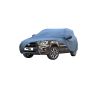 Allextreme TE5001 Car Body Cover Compatible with Toyota Etios Cross Custom Fit Dustproof UV Heat Resistant Indoor Outdoor Body Protection (Blue with Mirror)