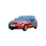 Allextreme VP5001 Car Body Cover Compatible with Volkswagen Polo Custom Fit Dustproof UV Heat Resistant Indoor Outdoor Body Protection (Blue with Mirror)