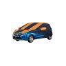Allextreme MCU5003 Car Body Cover Compatible with Maruti Suzuki Celerio Custom Fit Dustproof UV Heat Resistant Indoor Outdoor Body Protection (Navy Blue & Orange with Mirror)