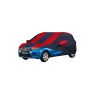 Allextreme MCU5004 Car Body Cover Compatible with Maruti Suzuki Celerio Custom Fit Dustproof UV Heat Resistant Indoor Outdoor Body Protection (Navy Blue & Red with Mirror)