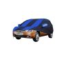 Allextreme TIU5002 Car Body Cover Compatible with Tata Indica Custom Fit Dustproof UV Heat Resistant Indoor Outdoor Body Protection (Navy Blue & Blue with Mirror)