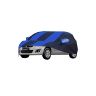 Allextreme MSU5002 Car Body Cover Compatible with Maruti Suzuki Old Swift Custom Fit Dustproof UV Heat Resistant Indoor Outdoor Body Protection (Navy Blue & Blue with Mirror)