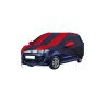 Allextreme MW5004 Car Body Cover Compatible with Maruti Suzuki New Wagon R Custom Fit Dustproof UV Heat Resistant Indoor Outdoor Body Protection (Navy Blue & Red with Mirror)